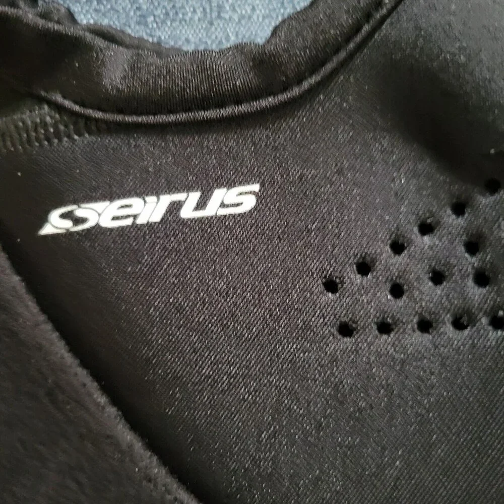 SEIRUS BLACK FLEECE NEOPRENE BALACLAVA HAT FACE MASK MEN WOMEN SZ LARGE XL L/XL